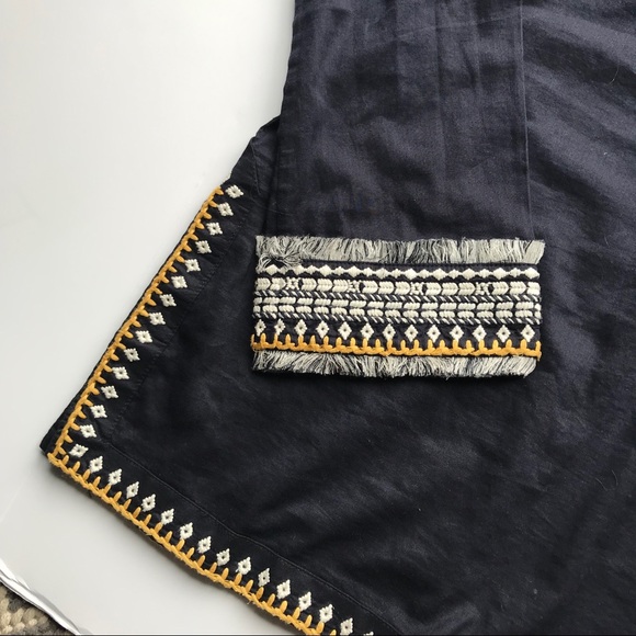 Tory Burch Embroider fringe cotton tunic - Picture 5 of 7